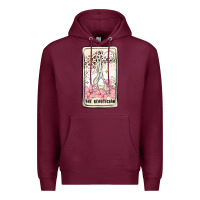 Burgundy hair stylist Premium Hoodie - MaliasSmallBusiness