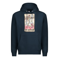 Navy hair stylist Premium Hoodie - MaliasSmallBusiness