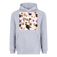 Heather Grey 2022 to graduation seamless pattern Heavyweight Hoodie - BundleAndBundleShop