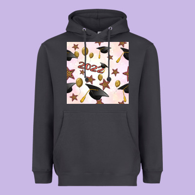 2022 To Graduation Seamless Pattern Heavyweight Hoodie Designed By Bundleandbundleshop