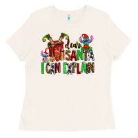Bone cup of chocolate and  with christmas stitch elf Ladies Tee - AdoDesignShop