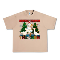 Burro honking through the snow Urban Heavy Tee - Zillion Design Studio