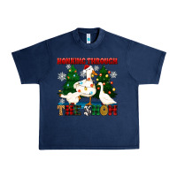 Navy honking through the snow Urban Heavy Tee - Zillion Design Studio