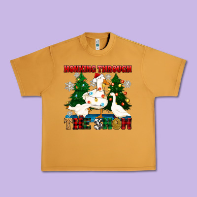 Urban Heavy Tee honking through the snow