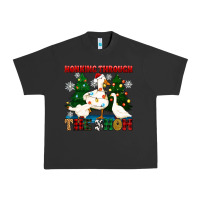 Pigment Black honking through the snow Urban Heavy Tee - Zillion Design Studio