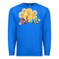 True Royal chicks eggs daisy easter Premium Sweatshirt - Artiststas