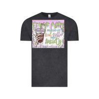 Fueled By Iced Coffee And Anxiety Vintage Tee | Teevron