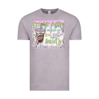 Vintage Zinc fueled by iced coffee and anxiety Vintage Tee - MaliasSmallBusiness