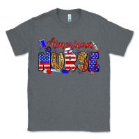 Charcoal Heather American nurse Classic Tee - Zillion Design Studio