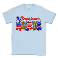 Dusty Blue American nurse Classic Tee - Zillion Design Studio