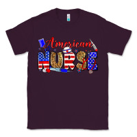 Plum American nurse Classic Tee - Zillion Design Studio