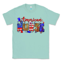 Seafoam American nurse Classic Tee - Zillion Design Studio