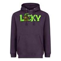 Plum St Patricks Day Lucky Gnome Heavyweight Hoodie - Jasminsmagicworld