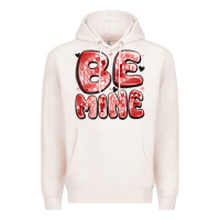 Pale Pink be mine Premium Hoodie - MaliasSmallBusiness