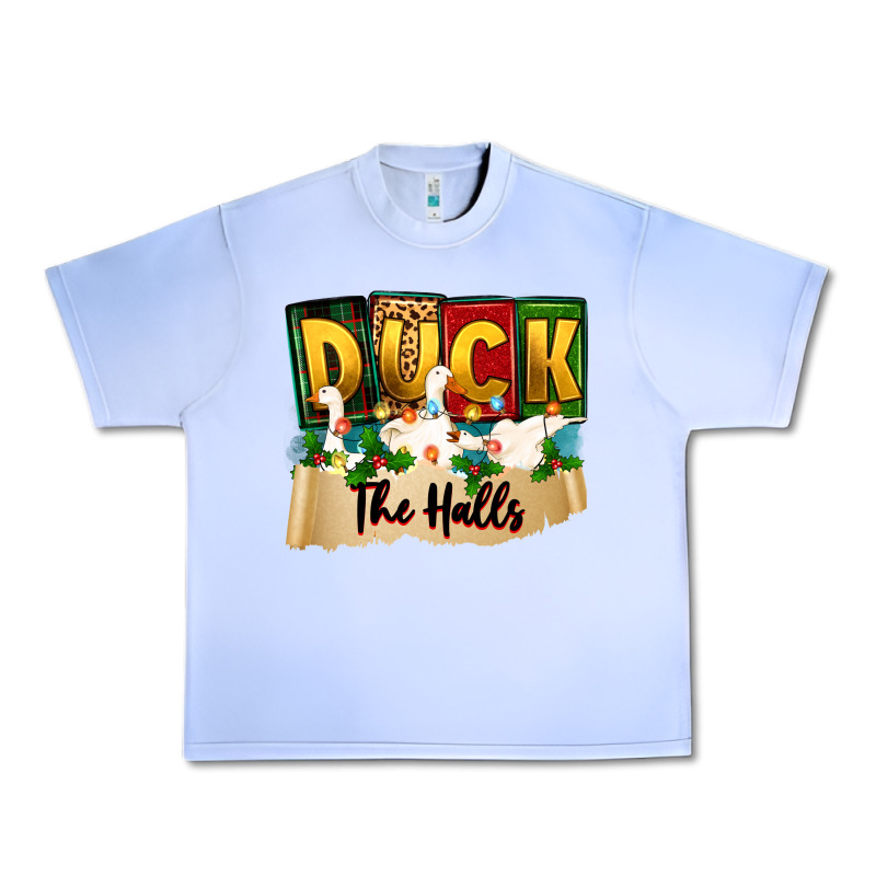 Christmas Duck The Halls Urban Heavy Tee by Zillion Design Studio | Teevron