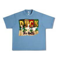 Pebble Blue christmas duck the halls Urban Heavy Tee - Zillion Design Studio