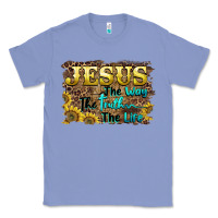 Colony Blue jesus the way the truth the life Classic Tee - BarkalooDesign