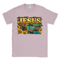 Lilac jesus the way the truth the life Classic Tee - BarkalooDesign