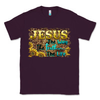 Plum jesus the way the truth the life Classic Tee - BarkalooDesign