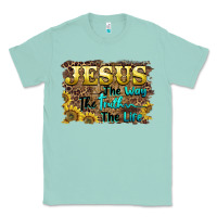 Seafoam jesus the way the truth the life Classic Tee - BarkalooDesign