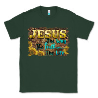 Sports Green jesus the way the truth the life Classic Tee - BarkalooDesign
