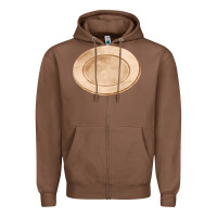 Chestnut plate fa element Zipper Hoodie - FaDigitalArtStudio