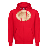 Red plate fa element Zipper Hoodie - FaDigitalArtStudio
