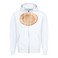 White plate fa element Zipper Hoodie - FaDigitalArtStudio