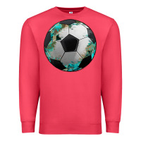 Cardinal western sport soccer camouflage turquoise pattern Premium Sweatshirt - Artiststas