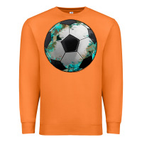 Carrot western sport soccer camouflage turquoise pattern Premium Sweatshirt - Artiststas