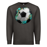 Smoke western sport soccer camouflage turquoise pattern Premium Sweatshirt - Artiststas