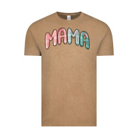 Vintage Coffee mama christmas plaid Vintage Tee - MaliasSmallBusiness