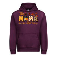 Mauve Wine this mama loves her little turkeys Urban Hoodie - MaliasSmallBusiness