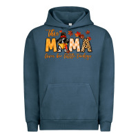 Pigment Midnight Navy this mama loves her little turkeys Urban Hoodie - MaliasSmallBusiness