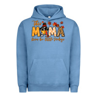 Pigment Pebble Blue this mama loves her little turkeys Urban Hoodie - MaliasSmallBusiness