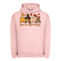 Pigment Salmon this mama loves her little turkeys Urban Hoodie - MaliasSmallBusiness