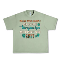 Oil Green drink your coffee and handle your shit Urban Heavy Tee - texasbilliewilder