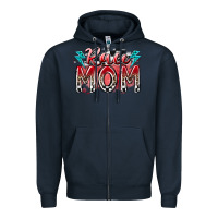 Navy race mom Zipper Hoodie - RacoonDesign