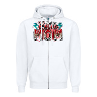 White race mom Zipper Hoodie - RacoonDesign