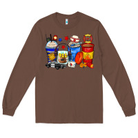 Chestnut dispatcher coffee cups Long Sleeve Tee - Zillion Design Studio