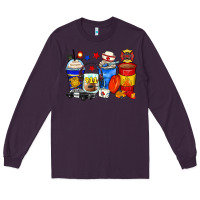 Plum dispatcher coffee cups Long Sleeve Tee - Zillion Design Studio