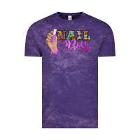Cloud Purple nail boss Vintage Tee - BarkalooDesign