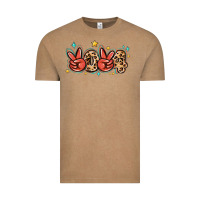 Vintage Coffee 2024 stars and leopard Vintage Tee - MaliasSmallBusiness