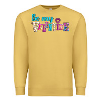 Antique Gold be my valentine Premium Sweatshirt - AdoDesignShop