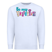 White be my valentine Premium Sweatshirt - AdoDesignShop