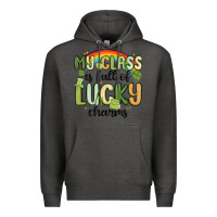 Charcoal Heather my class is full of lucky charms Premium Hoodie - MaliasSmallBusiness
