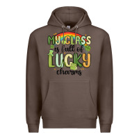 Coffee my class is full of lucky charms Premium Hoodie - MaliasSmallBusiness