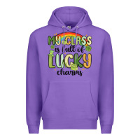 Purple my class is full of lucky charms Premium Hoodie - MaliasSmallBusiness