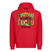 Red my class is full of lucky charms Premium Hoodie - MaliasSmallBusiness