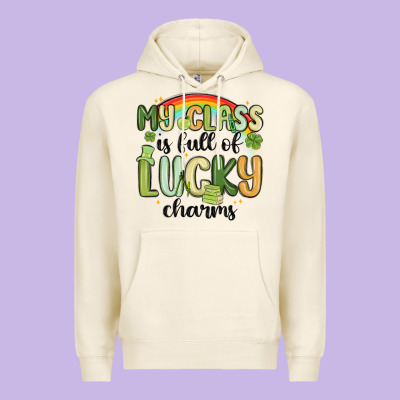 My Class Is Full Of Lucky Charms Premium Hoodie Designed By Maliassmallbusiness
